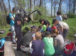 Die Junior Ranger werden von einer Filmcrew dokumentiert